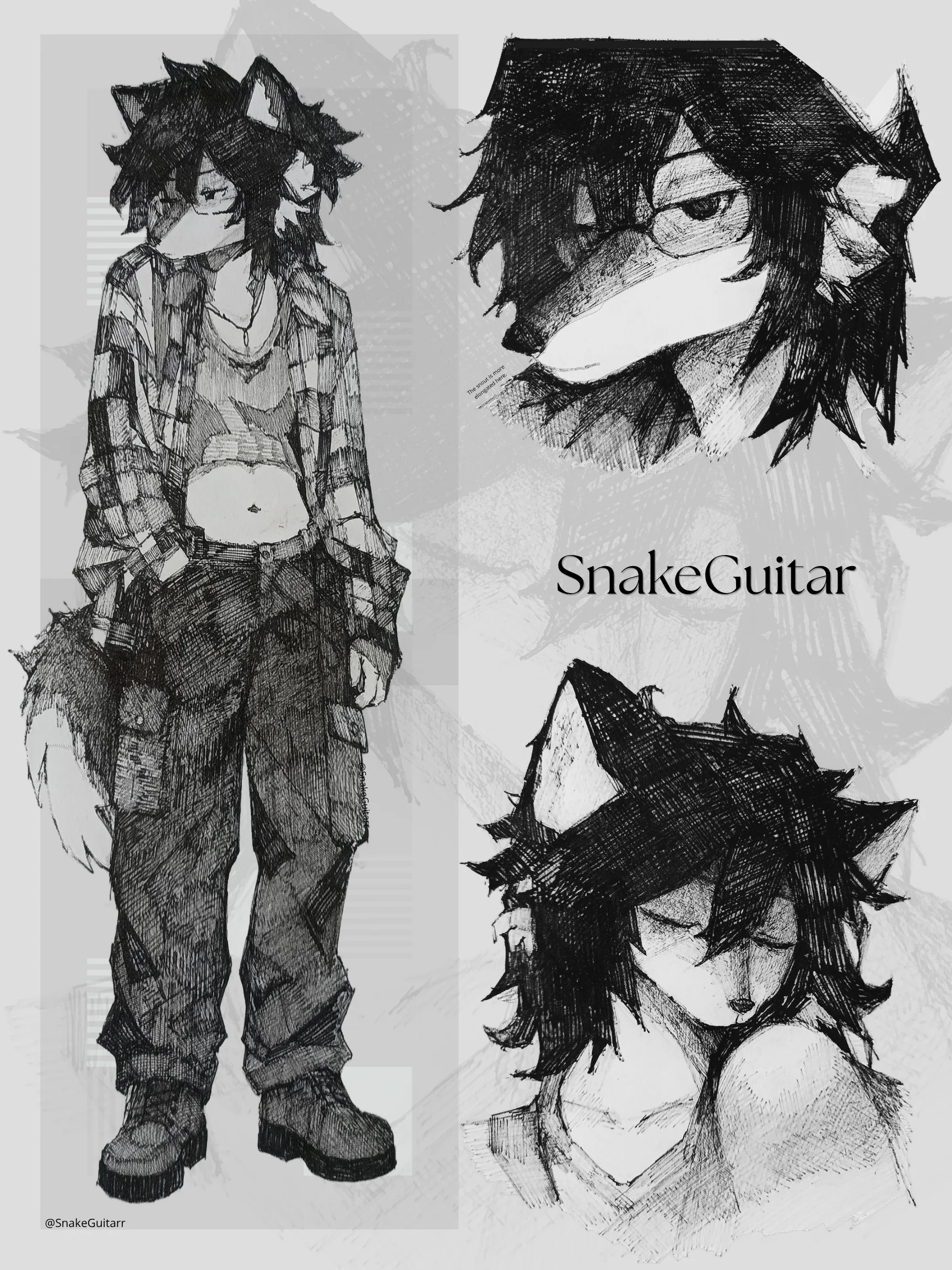 Graphic character poster